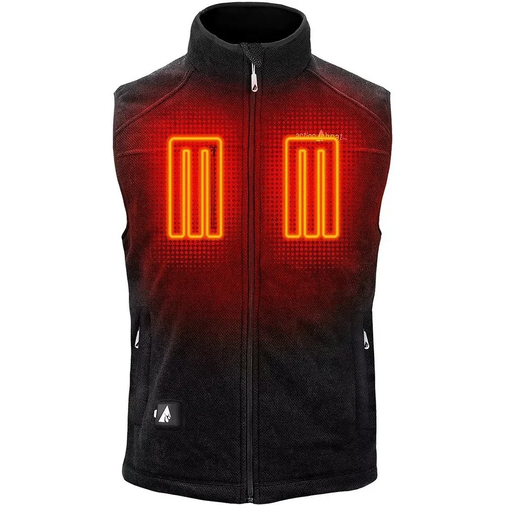 Action Heat 5V‎ Heated Performance Fleece Vest Men's M Black NWT